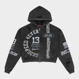 Roadster Zip Hoodie (Black)