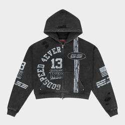 Roadster Zip Hoodie (Black)