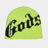 OG Logo Studded Beanie (Green/Black)
