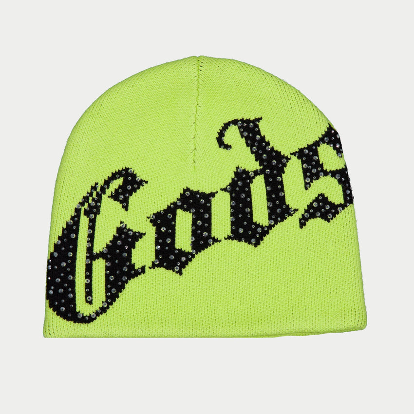 OG Logo Studded Beanie (Green/Black)