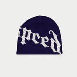 OG Logo Studded Beanie (Navy/White)