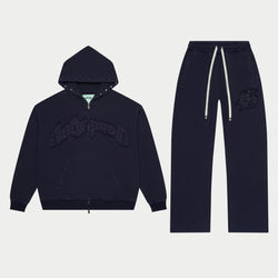 Symmetric Studded Set (Navy)