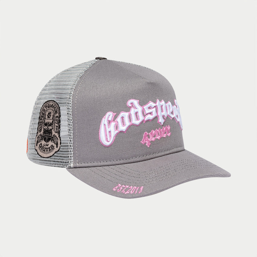 GS Forever Trucker Hat (Grey/Pink)