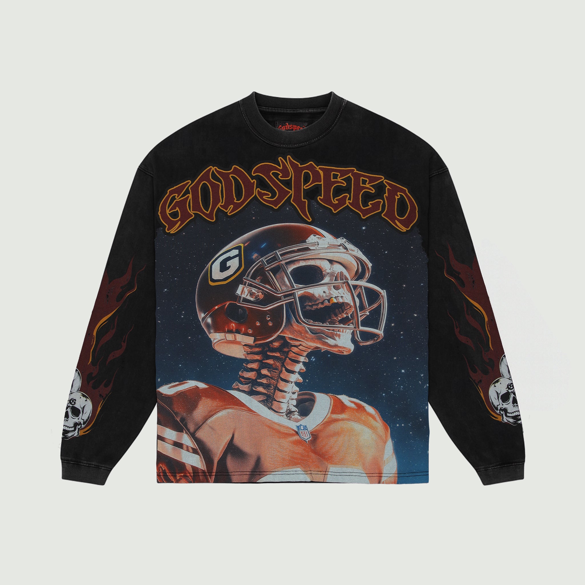 GODSPEED NEW YORK - Morale LS T-shirt (Black Wash)