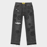 Scattered GS Logo Denim (Black Wash)