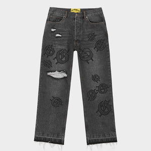Scattered GS Logo Denim (Black Wash)