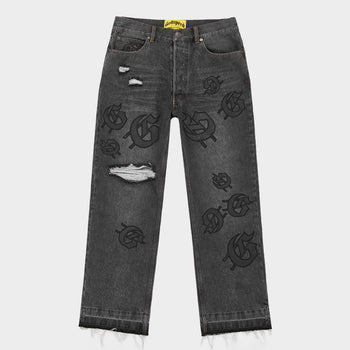 Scattered GS Logo Denim (Black Wash)