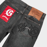 Scattered GS Logo Denim (Black Wash)