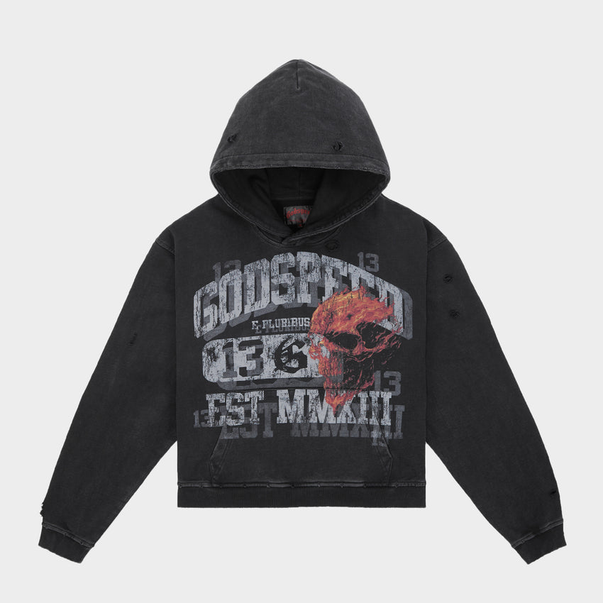 Seeing Double Hoodie (Black wash)