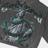 Top 5 Slizzy VVS Hoodie (Grey Wash)