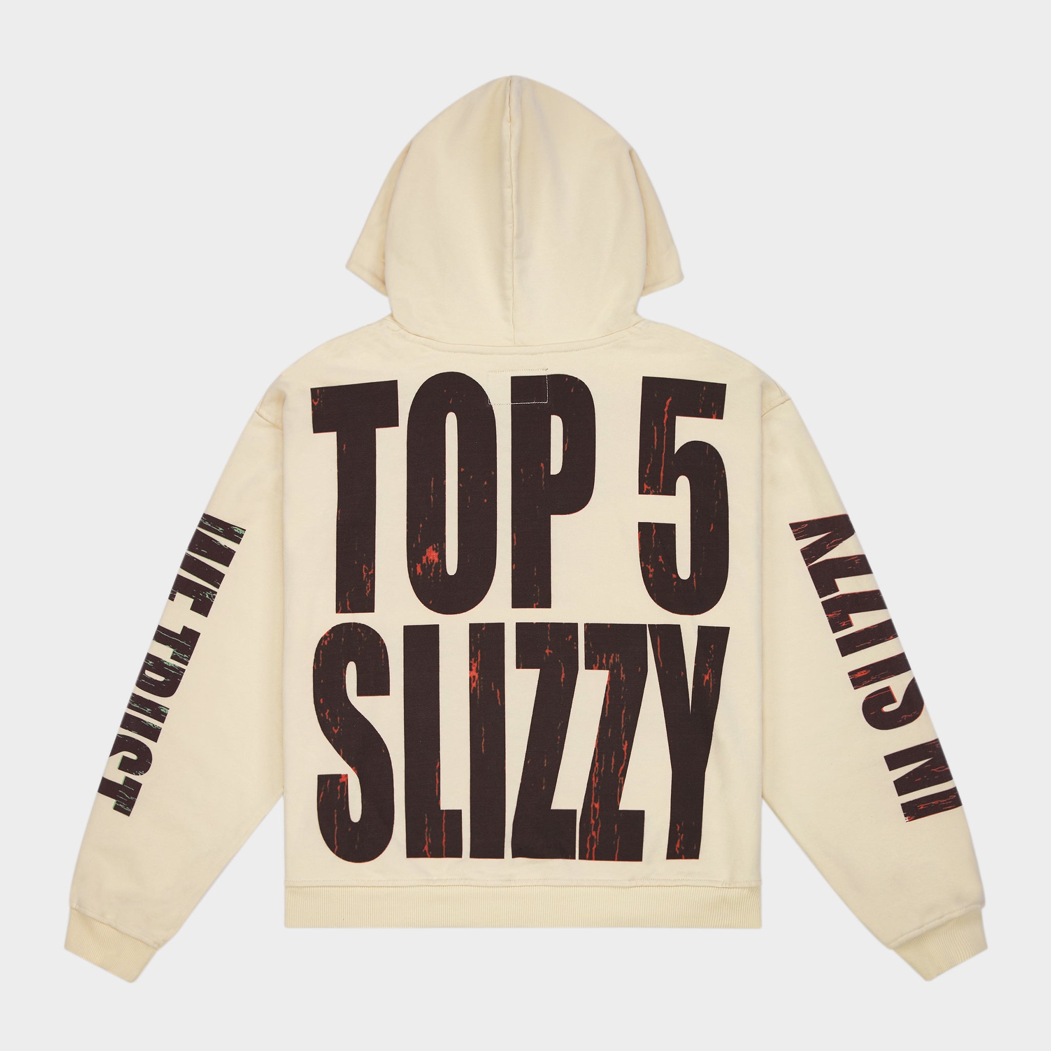 GODSPEED NEW YORK - Top 5 Slizzy VVS Hoodie (Bone)