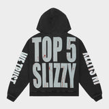 Top 5 Slizzy VVS Hoodie (Black Wash)
