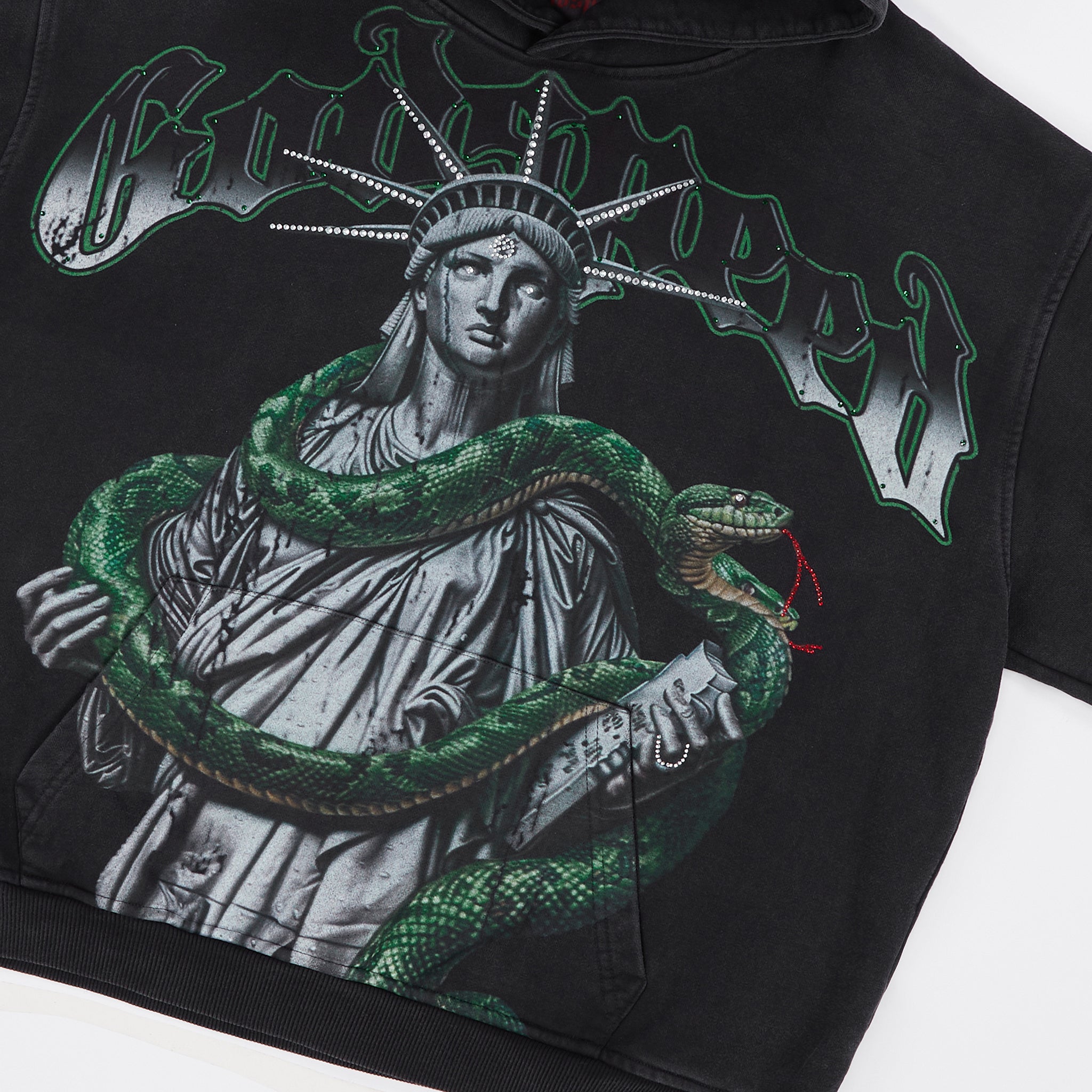GODSPEED NEW YORK - Top 5 Slizzy VVS Hoodie (Black Wash)