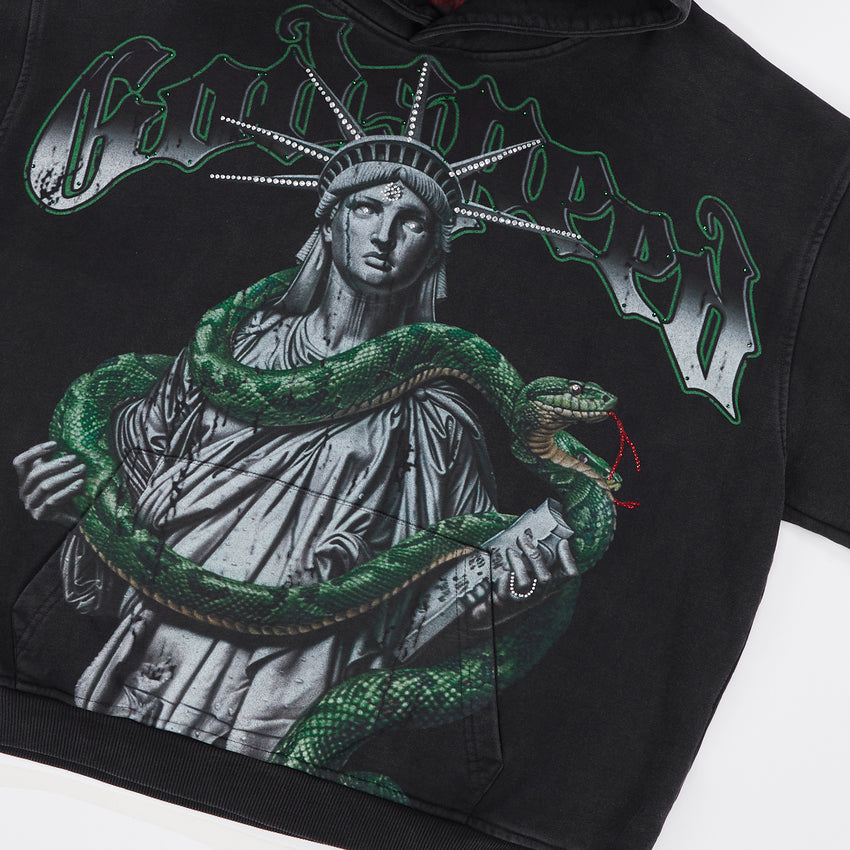 Top 5 Slizzy VVS Hoodie (Black Wash)