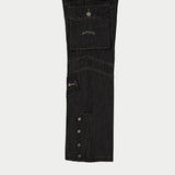 Rockstar Flare Cargo Denim (Raw Black)