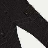Rockstar Flare Cargo Denim (Raw Black)