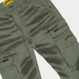 Skidrow Flared Cargo Pants (Sage)