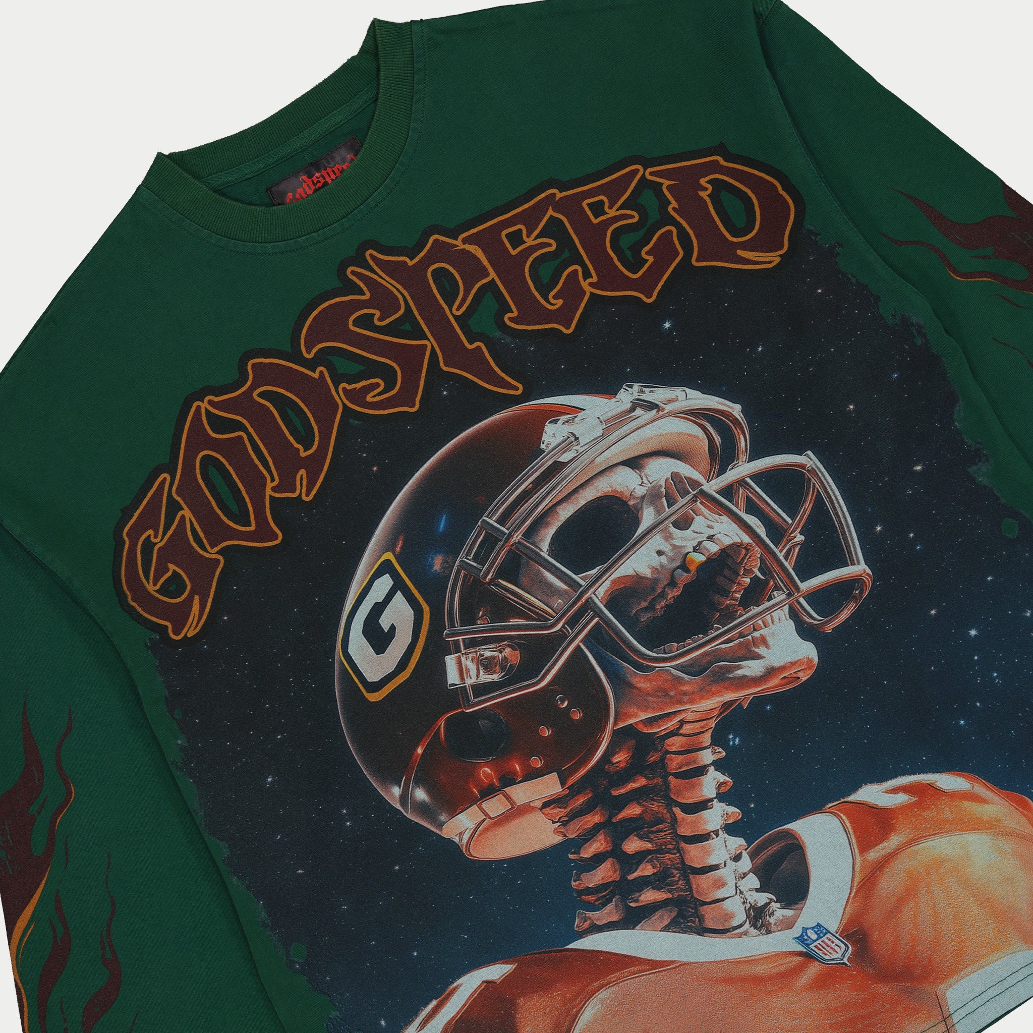 GODSPEED NEW YORK - Morale LS T-shirt (Green)
