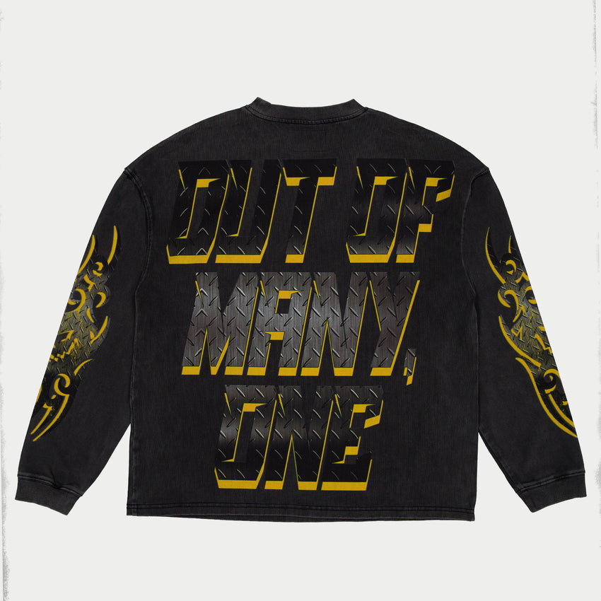 Steel Sharpens Steel LS (Grey Wash)