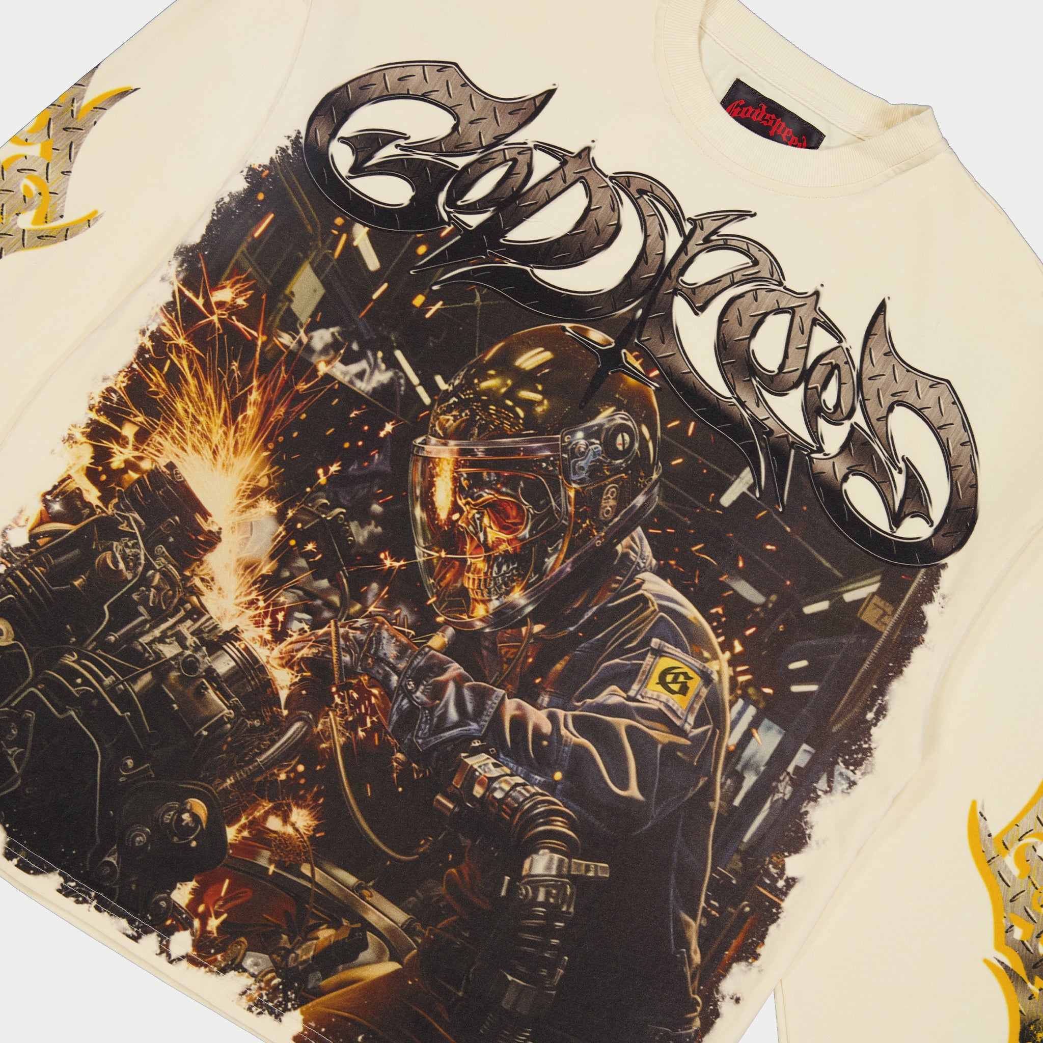 GODSPEED NEW YORK - Steel Sharpens Steel LS (Bone)