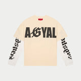 AGYAL Layered T-Shirt (Bone) - T-Shirt