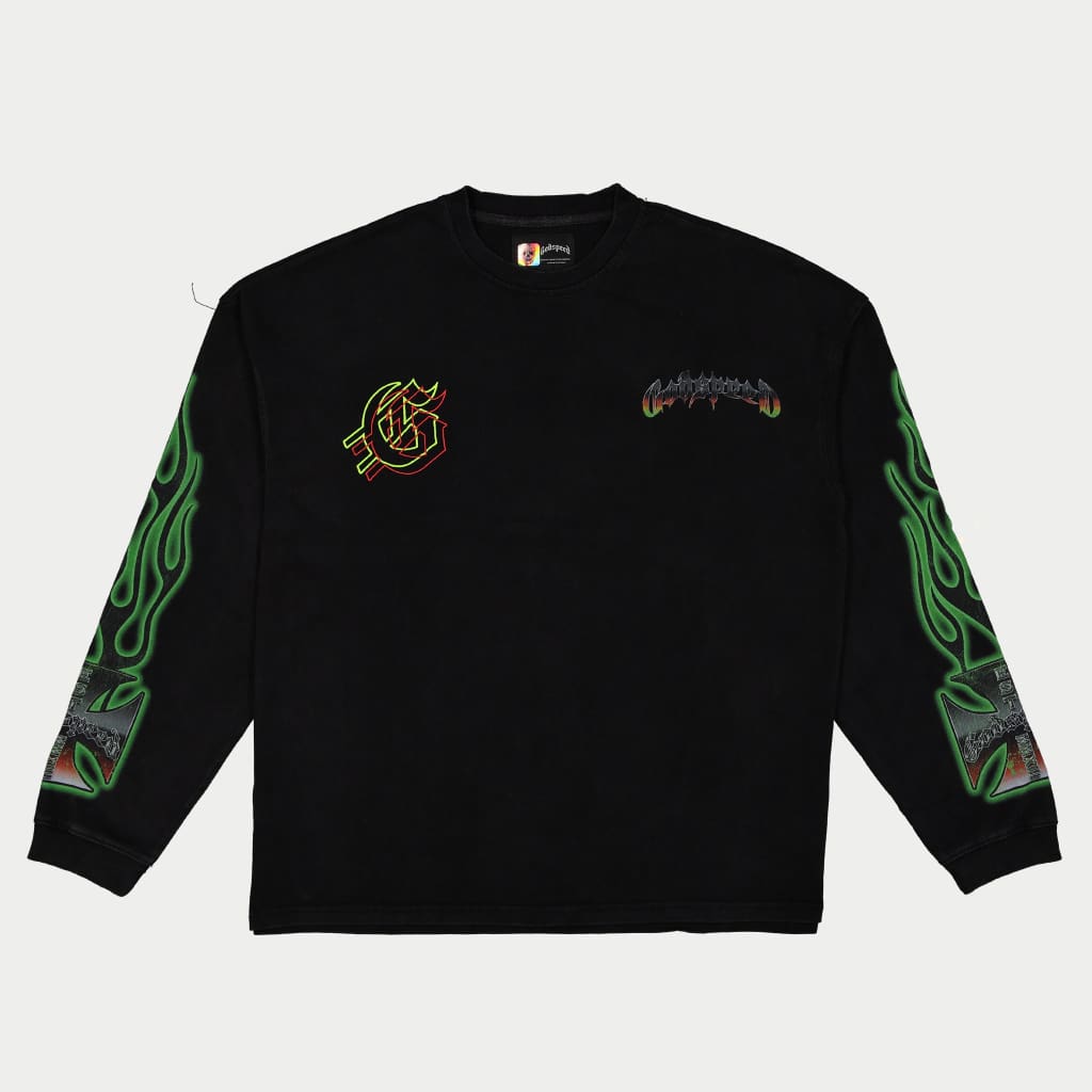 Biker Nation T-Shirt (Black Wash) - T-Shirt