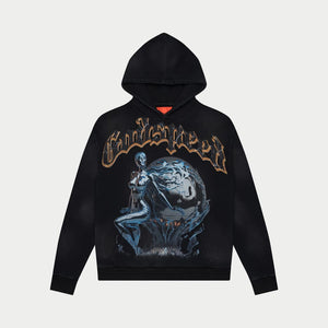 Chrome Seduction Hoodie (Black Wash) - T-Shirt