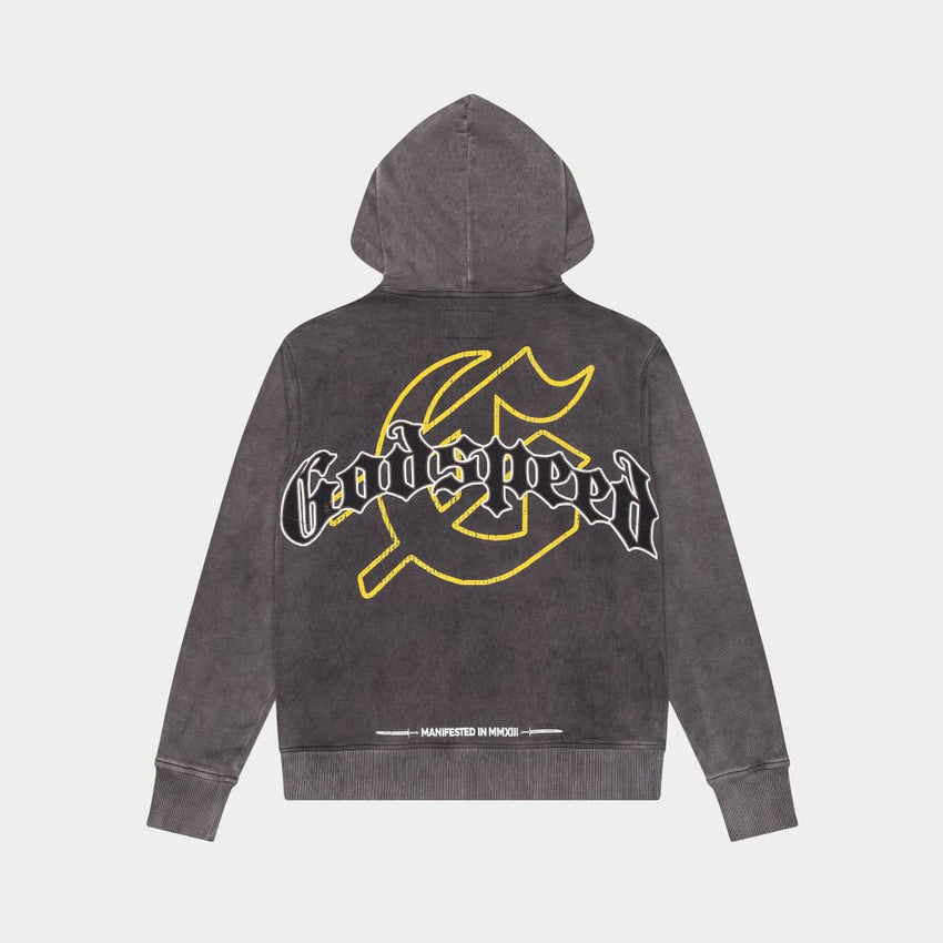 Chrome Seduction Hoodie (Grey) - T-Shirt