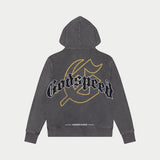 Chrome Seduction Hoodie (Grey Brown Wash) - T-Shirt