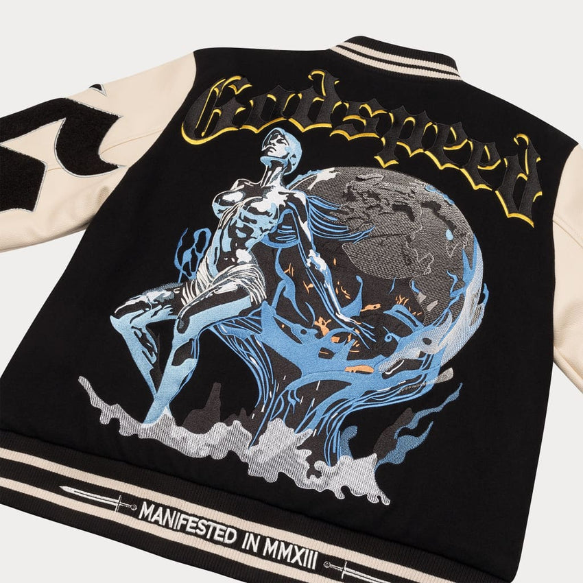 Chrome Seduction Varsity Jacket - Varsity Jacket