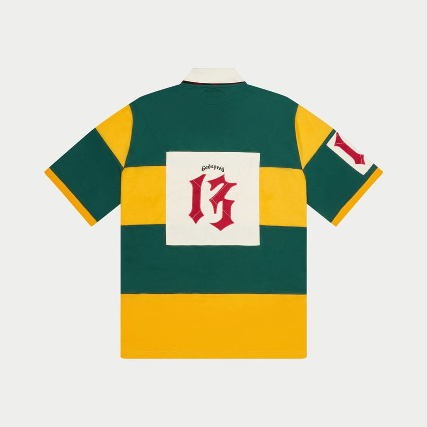 Classic Field Rugby Shirt (GREEN YELLOW)