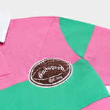 Classic Field Rugby Shirt (Pink Green)