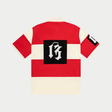 Classic Field Rugby Shirt (RED WHITE)