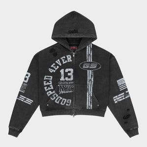 Roadster Zip Hoodie (Black) - T-Shirt