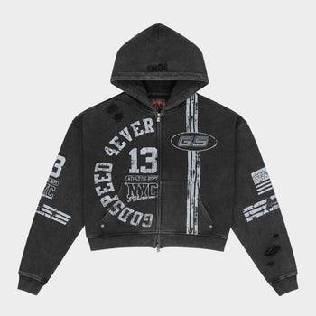 Roadster Zip Hoodie (Black) - T-Shirt