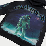 Extra Terrestrial V2 Hoodie (Black Wash) - T-Shirt