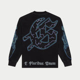 Extra Terrestrial V2 Long Sleeve (Black Wash) - T-Shirt