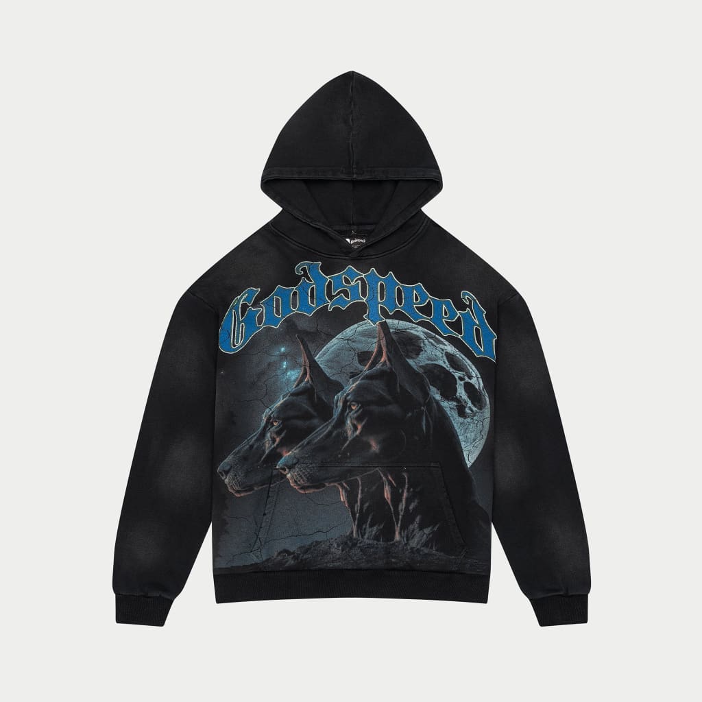 GODSPEED NEW YORK - F.T.D Hoodie (BLACK WASH)