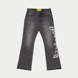 OG Logo Flared Denim (Grey Wash)