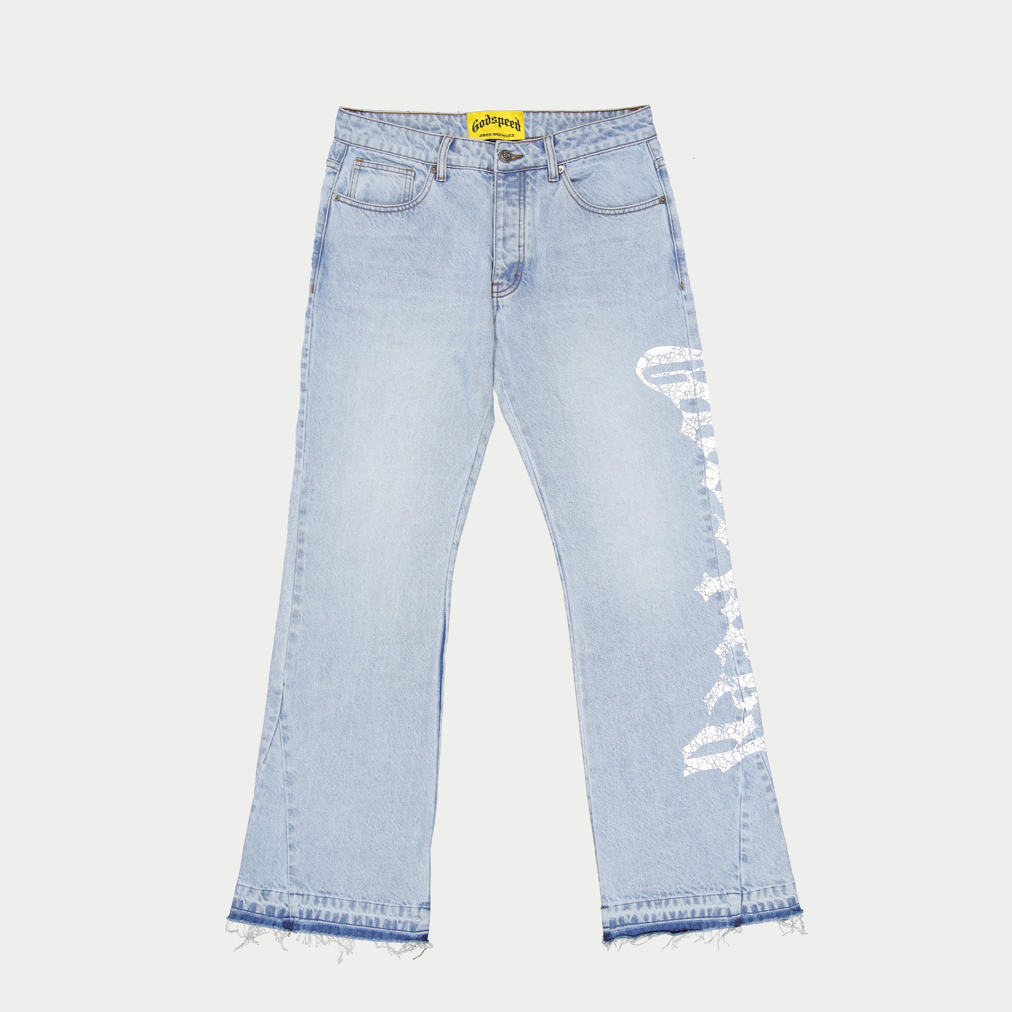 GODSPEED NEW YORK - OG Logo Flared Denim Printed (Blue)