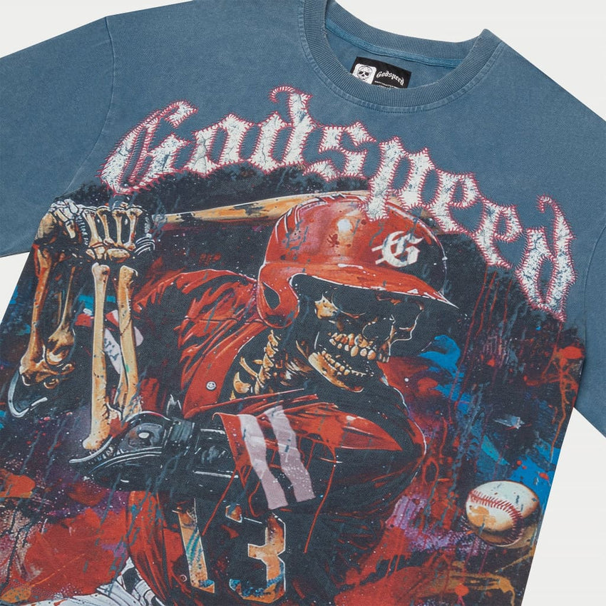 Grandslam T-Shirt (Navy Wash) - T-Shirt