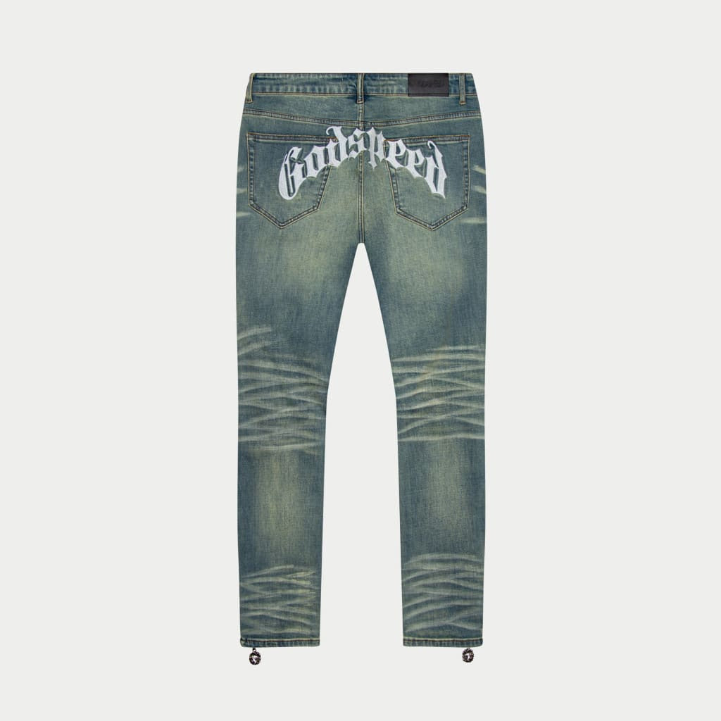 GODSPEED NEW YORK - GS 4EVER Chain-Stitch Denim (Blue)