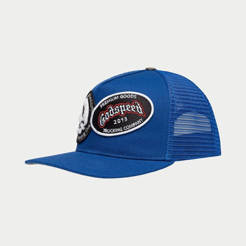 GS DUAL PATCH TRUCKER HAT (Royal Blue)