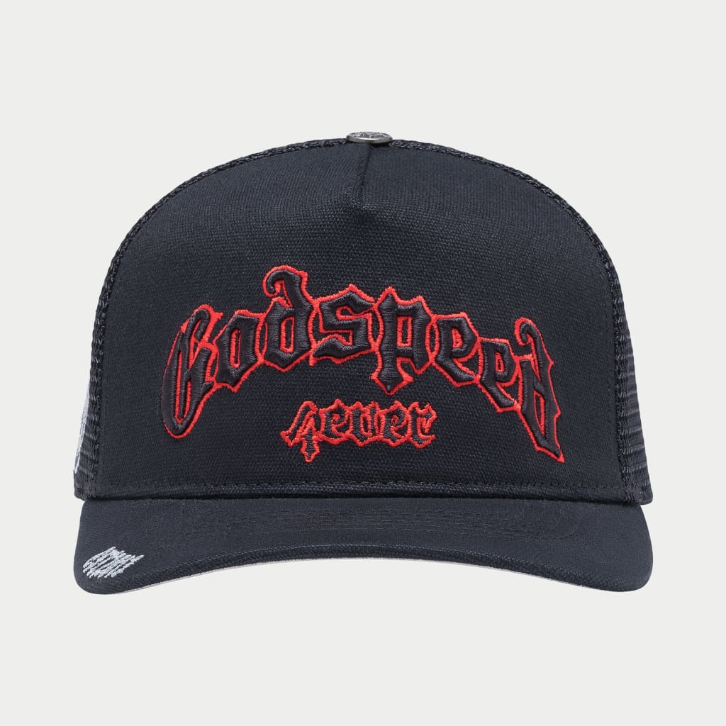 GS FOREVER TRUCKER HAT (Black/Red)