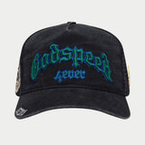 GS Forever Trucker Hat (Black Washed/Green)