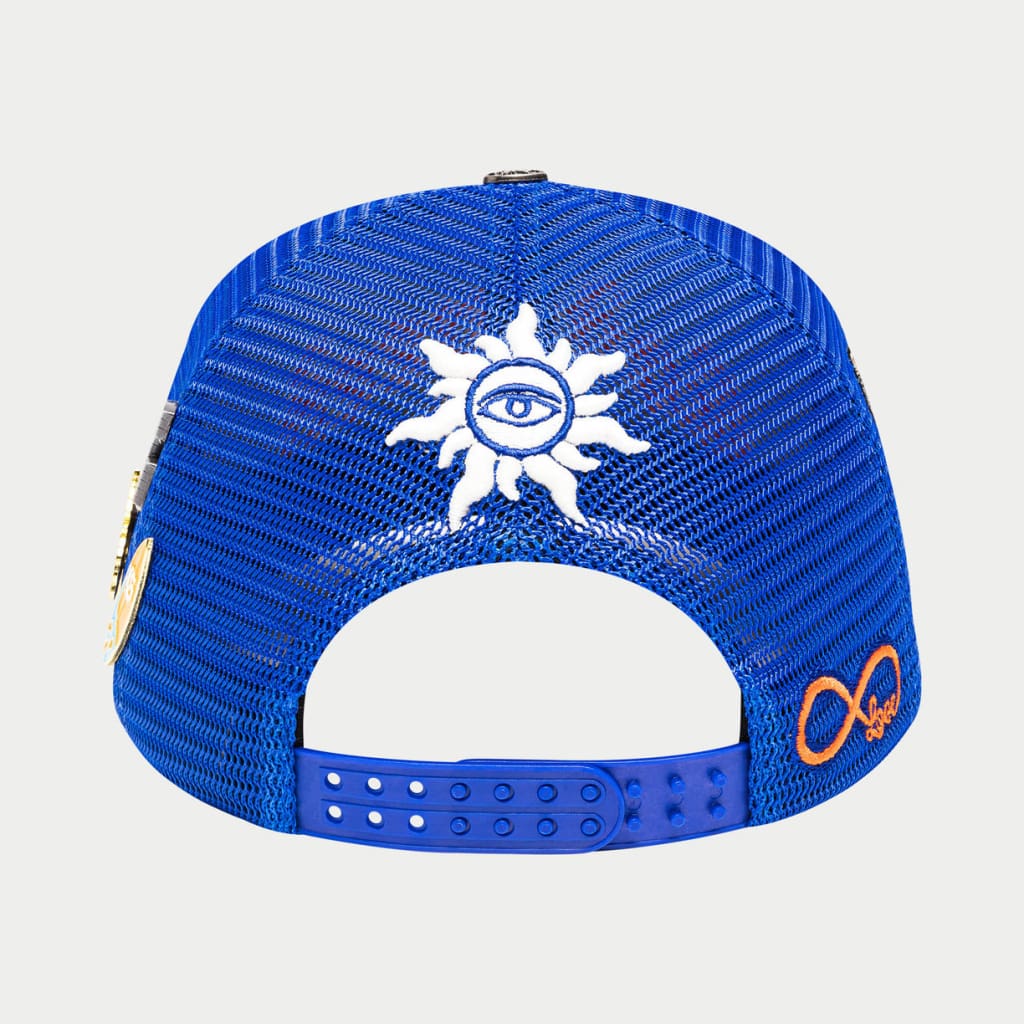 GODSPEEDキャップ GODSPEED NEW YORK - GS Neo Trucker Hat (Purple/Orange)
