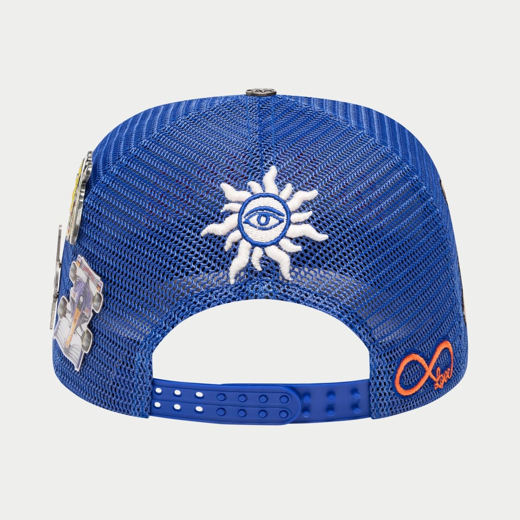 GODSPEED NEW YORK - GS FOREVER TRUCKER HAT (BLUE/RED)