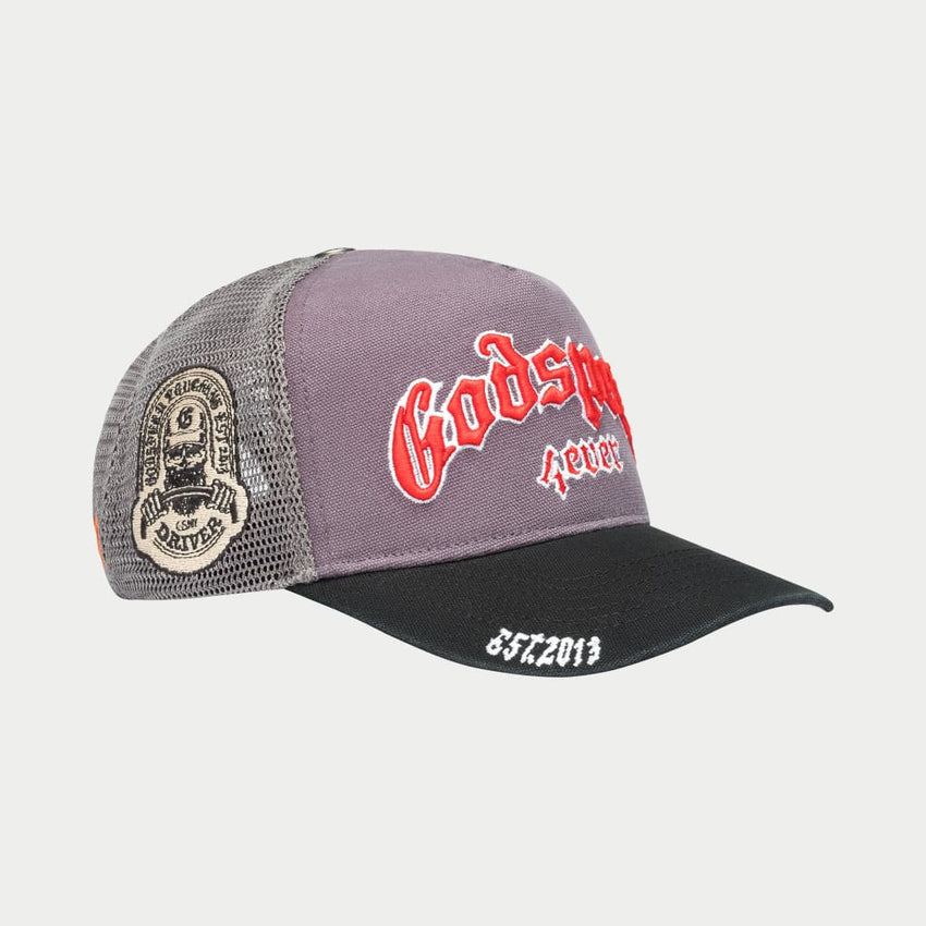 GS Forever Trucker Hat (Grey/Red)