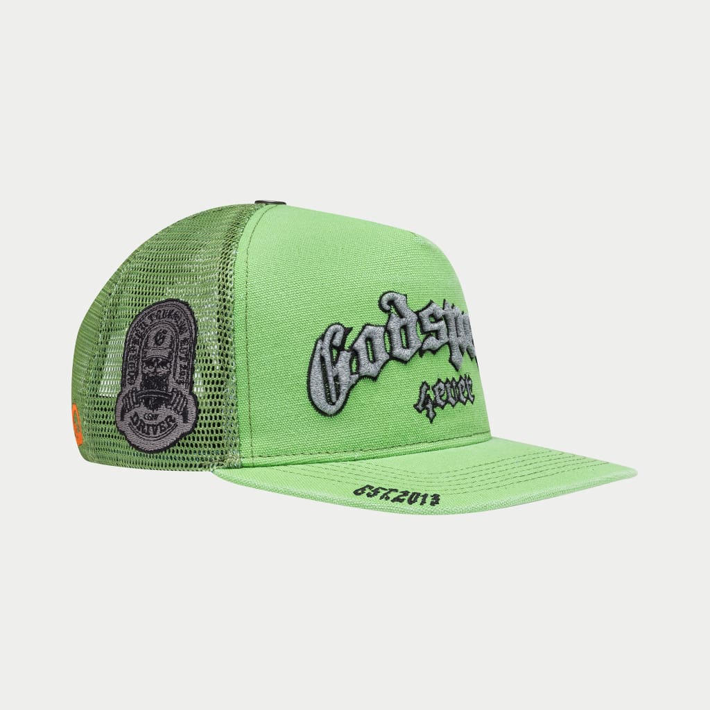GODSPEED NEW YORK - GS Forever Trucker Hat (Lime Washed)