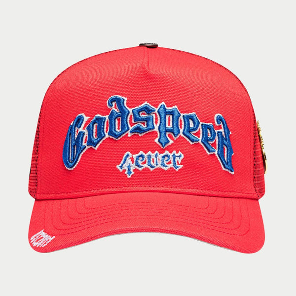GODSPEED NEW YORK - GS FOREVER TRUCKER HAT (Red/White/Blue)